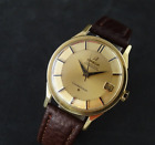 VINTAGE OMEGA CONSTELLATION PIE PAN DELUXE 18K SOLID GOLD CASE & DIAL CAL 561