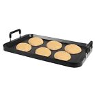 Flat Top Griddle for Stovetop,Camping Griddle/Cookware, Flat 17*10.5*1inches