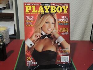November 2007 Playboy Lindsey Roeper Lindsay Wagner Robert Redford Matt Leinart