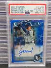New Listing2022 Bowman Curtis Mead Chrome Blue Refractor Prospect Auto #/150 PSA 10/10 Rays