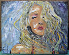 New ListingLOCAL SURFER GIRL new oil painting 8x10 canvas original $ signed art by Crowell