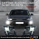 Daytime Running Lights LED DRL Fog Lamp Kit Fit For 2021-2023 Kia Rio DRL LED (For: 2023 Kia Rio)