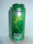 2007 HEINEKEN RUGBY WORLD CUP Beer can from ARGENTINA (473ml) Empty !!