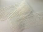 Ivory Lace Trim, 4 Inches Wide, Scalloped Edge, 5 YARDS