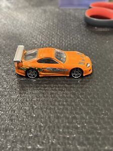 2013 Hot Wheels '94 Toyota Supra The Fast and The Furious 2/8 Orange Loose