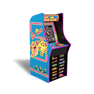 Retro Arcade Ms. Pac-Man with WIFI, 14 Classic Games Included, Legacy Controls