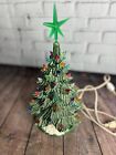 Vintage ceramic Christmas Tree 12” Light-up 1960s