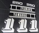 1980 Yamaha YZ250 7pc graphics sticker vintage 80' decal kit MX YZ 250