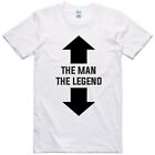 Mens Funny Rude Slogan T-Shirt Novelty Great Birthday Gift The Man The Legend
