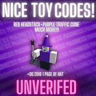 *Crazy* Toy Code Items ROBLOX / RARE / OG / UNVERIFIED / FULL ACCESS Not A Code.