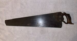 Antique 20” Hand Saw with Nib-Bergen Ave. Jersey City NJ