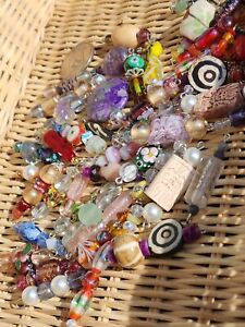 Jewelry Making Lot 47x Beads Drop Large Dangle Glass charms bead lots Example