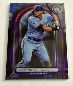 Corey Seager 2024 Topps Tribute Purple Card /50 !!!