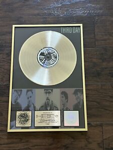 Third Day Time RIAA Award Gold Plaque RIAA Certified Sales Award