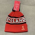 FIFA WORLD CUP 2022 POLAND BEANIE QATAR YOUTH SIZE NEW NWT FITS ADULT SMALL