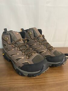 Merrell Moab 2 J06063 Mens Brown Black Lace Up Ankle Hiking Boots Size 12
