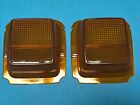Mazda RX4 929 Coupe Rear Tail light Amber Turn Signal Lenses Pair Genuine NOS