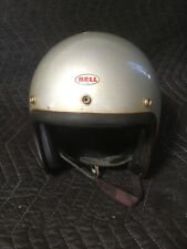 Vintage 1968 Silver Bell Toptex Magnum Open Face Helmet