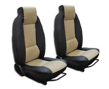 FOR FIAT X-1/9 BERTONE IGGEE S.LEATHER CUSTOM FIT 2 FRONT SEAT COVERS 13 COLORS (For: Fiat X-1/9)
