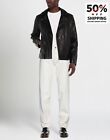 RRP€463 ERMENEGILDO ZEGNA COUTURE Tapered Jeans W32 Ivory Logo Zip Fly