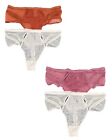 Victoria's Secret Very Sexy Lace High Waist Thong Panties Lot Set of 2 S,M