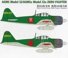SWEET 1/144 IJN Mitsubishi A6M5a model 52a Zero Fighter WW2 2 kits