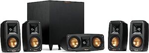 Klipsch Reference Theater Pack 5.1 Channel Surround Sound System 1064177 - Black