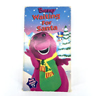 Barney Waiting for Santa VHS Christmas SING ALONG Purple Dinosaur 1992