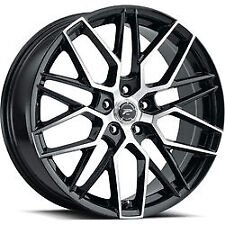 17x8 Platinum 459U Retribution Gloss Black Wheel 5x108 (40mm) (For: Volvo 240)