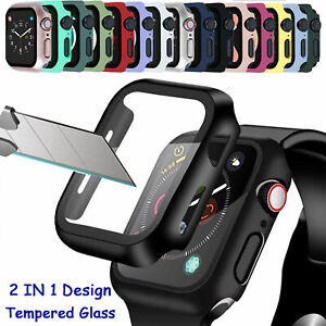 For Apple Watch Series 6/5/4/SE/3/2/1 Screen Protector Case iwatch 44/40/42/38mm