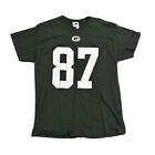 VTG Y2k Green Bay GB Packers Jordy Nelson #87 Green T-Shirt Mens Size L NFL