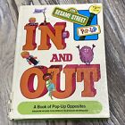 Vintage Sesame Street Pop-Up IN AND OUT Hardcover Book Of Opposites Collectible