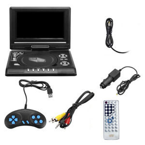 Portable DVD Player    16:9 LCD Large Swivel Screen Rechargeable D1I4