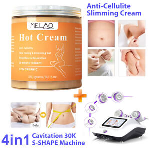 Anti-Cellulite Slimming Hot Cream Body Lotion for S-SHAPE Cavitation 30K Machine
