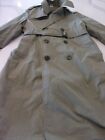 US MILITARY MENS ALL WEATHER TAN KHAKI TRENCH COAT WITH LINER SIZE 38S