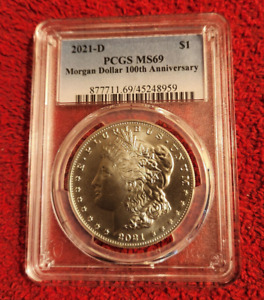 2021 D Morgan Silver Dollar PCGS MS 69 *
