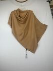 Off The Shoulder Knit Shawl Poncho One Size Light Salmon NEW WITH TAGS