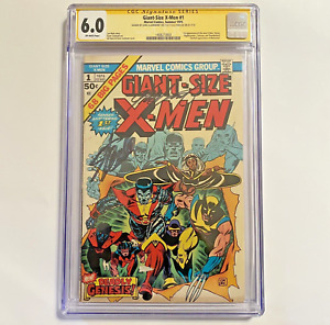 GIANT-SIZE X-MEN #1 (Stan Lee + Chris Claremont Signatures) CGC 6.0 Marvel 1975