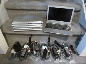 Lot of 6 Samsung Laptops Chromebook XE303C12 with chargers very good condition