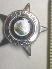 Vintage Obsolete Special Police Badge State Of West Virginia 5 Point Silver Star
