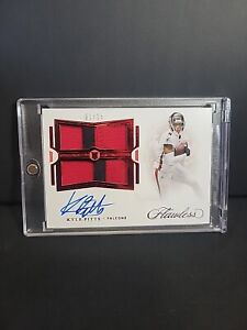 2021 Flawless Football Kyle Pitts RPA Rookie Patch Auto Jersey #1/15 Falcons
