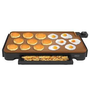 ELECTRIC GRIDDLE GRILL FLAT TABLE TOP PANCAKE 22 INCH LARGE PORTABLE INDOOR NEW~