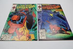 Amazing Spider-Man #304 & 305 Todd McFarlane Art 1988 Copper Age Marvel VF+/NM
