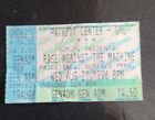 Rage Against The Machine Ticket Stub August 21 1996 Patriot Center-GMU