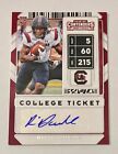 New Listing2020 Panini Contenders Draft Picks College Ticket Rico Dowdle Rookie Auto #267
