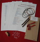 Harpsichord Repair Kit-Jack Plectra, Trimming Tools, Strings, Instruction Manual