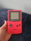 GAMEBOY COLOR BERRY RED SYSTEM CONSOLE ONLY NINTENDO HANDHELD WORKING CGB-001