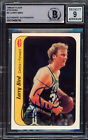 Larry Bird 1986-87 Fleer Sticker Card Celtics Auto Grade Mint 9 Beckett