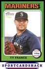 Ty France 2024 Topps Heritage #48 Seattle Mariners