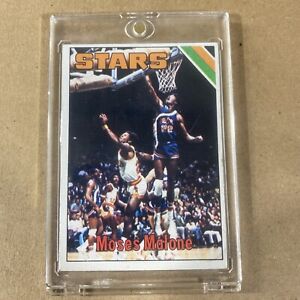 1975-76 Topps Basketball #254 Moses Malone Rookie !!!!
